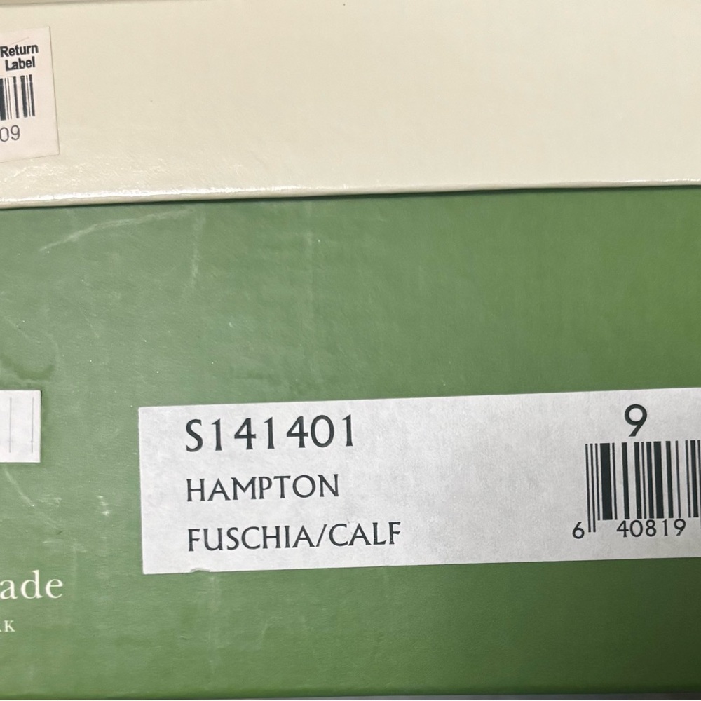 Kate Spade Green and Cream Box